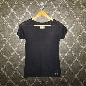 Women's Under Armour Black short sleeve tee